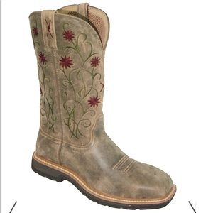 Lone Star Ladies Pull on Cowboy Boots